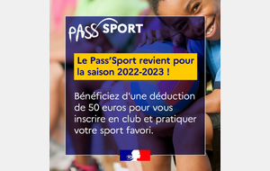 Informations PASS'Sport